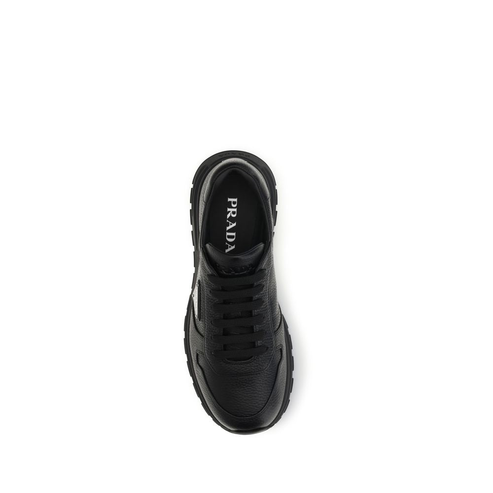 Prada Black Polyester Athletic Sneakers | Regal Royce
