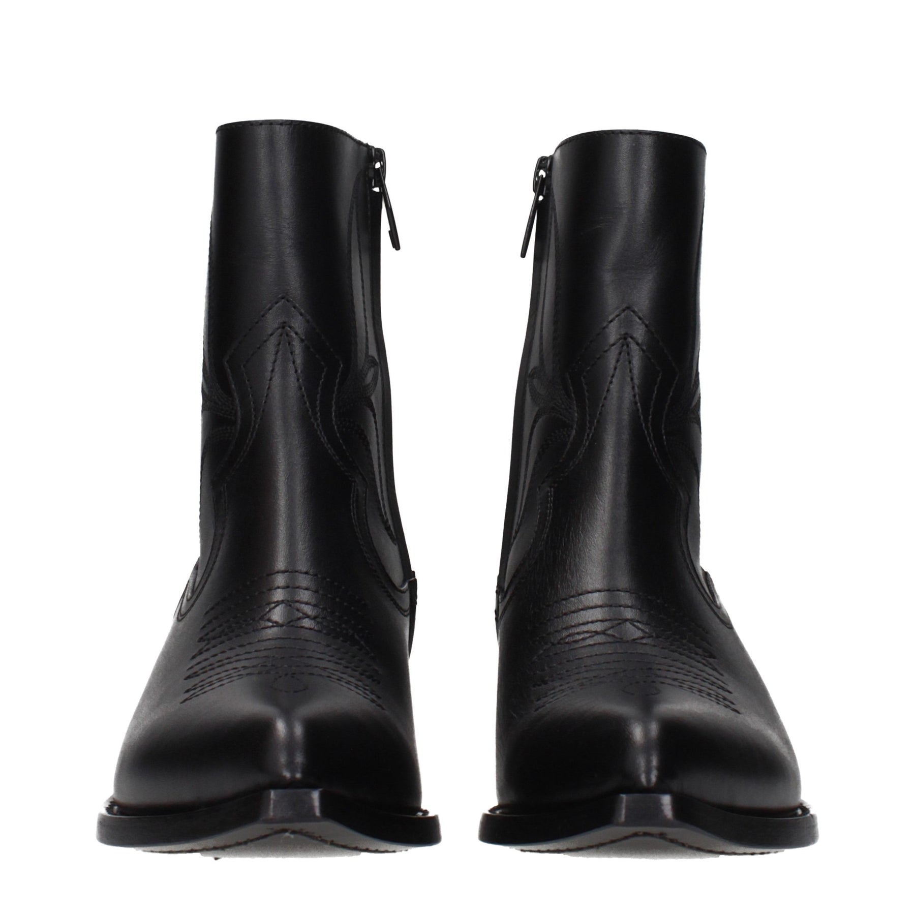 Celine Black Leather Ankle Boots | Regal Royce