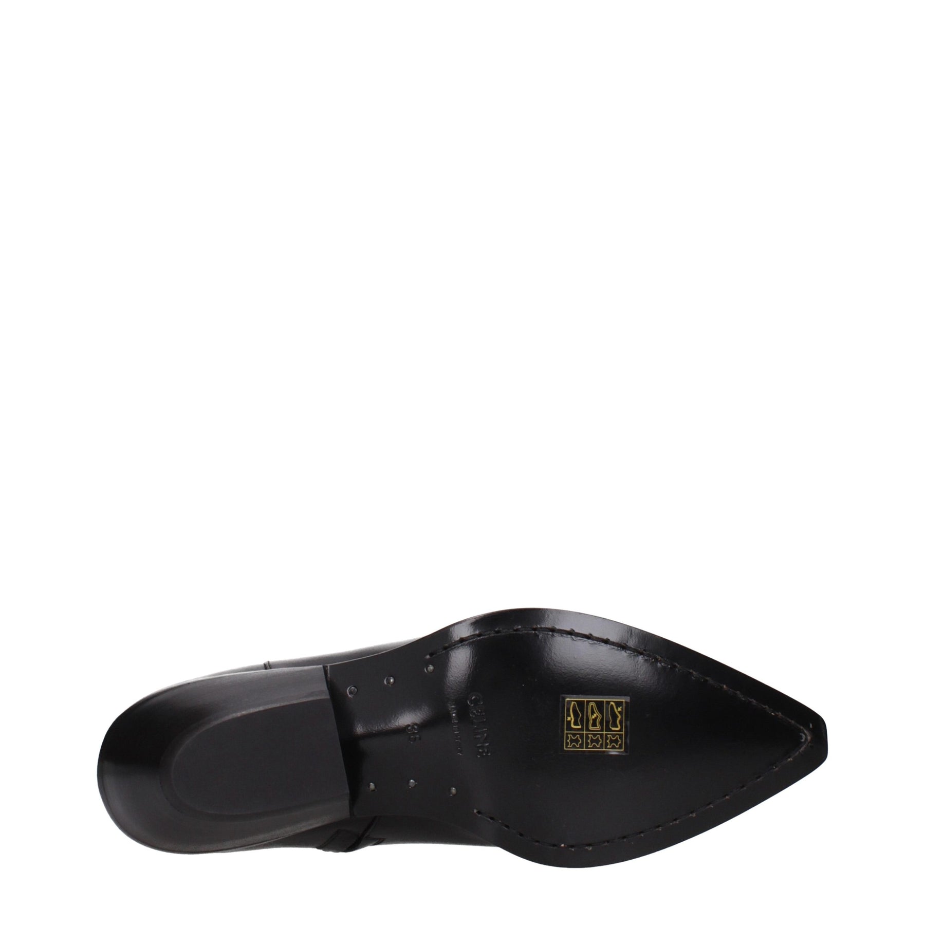 Celine Black Leather Ankle Boots | Regal Royce