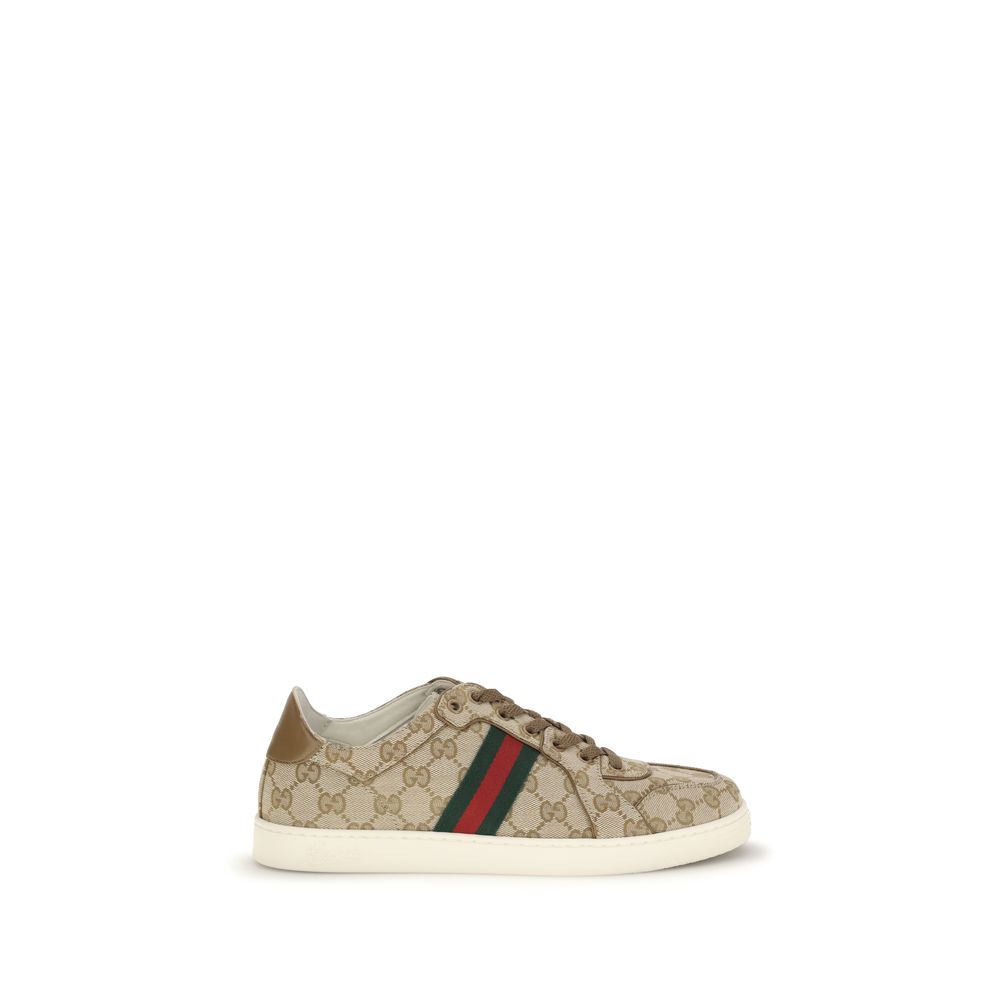 Gucci Beige Fabric Athletic Sneakers | Regal Royce