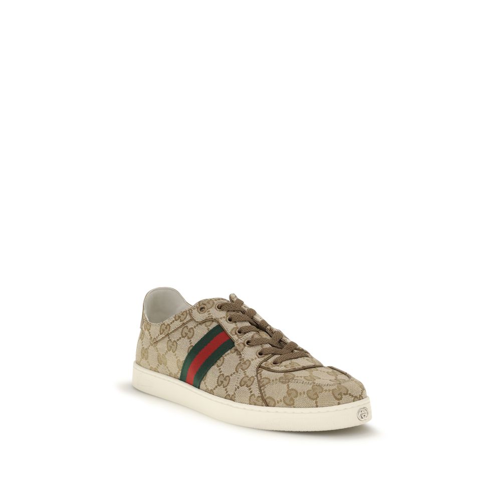 Gucci Beige Fabric Athletic Sneakers | Regal Royce