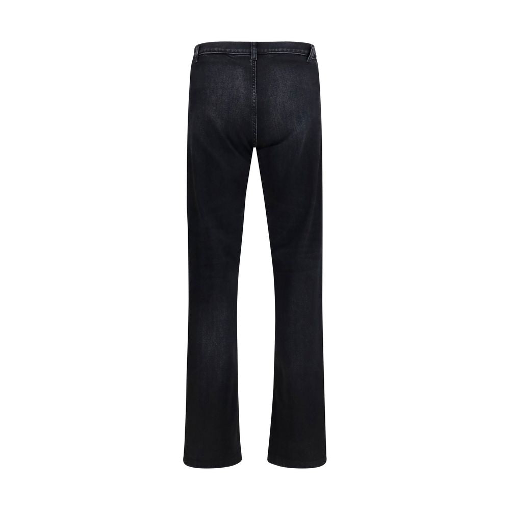 Gucci Black Cotton Flared Jeans | Regal Royce