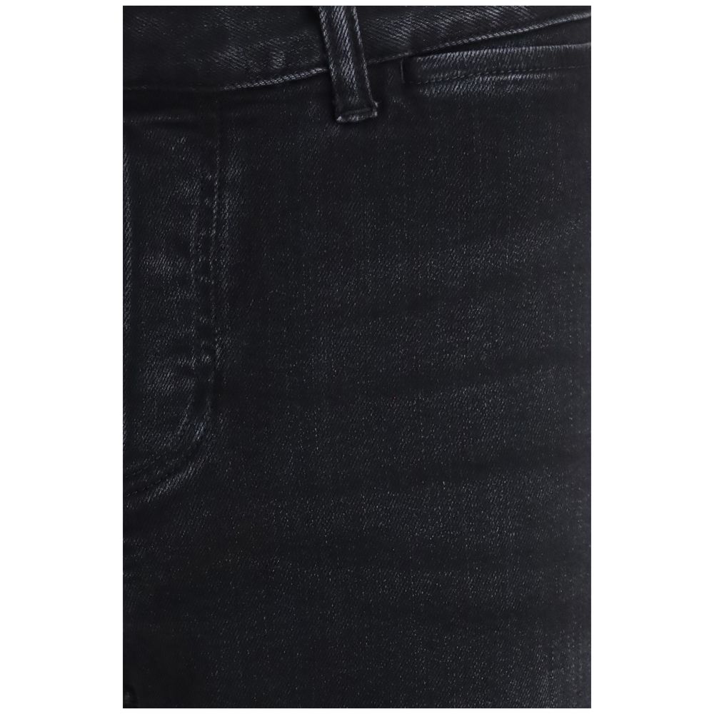 Gucci Black Cotton Flared Jeans | Regal Royce