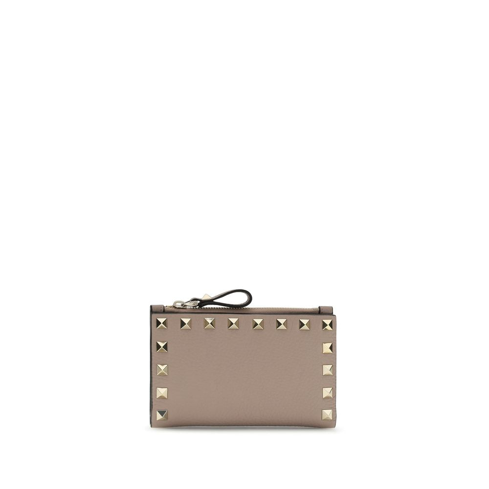 Valentino Garavani Beige Calf Leather Bos Taurus Wallet | Regal Royce