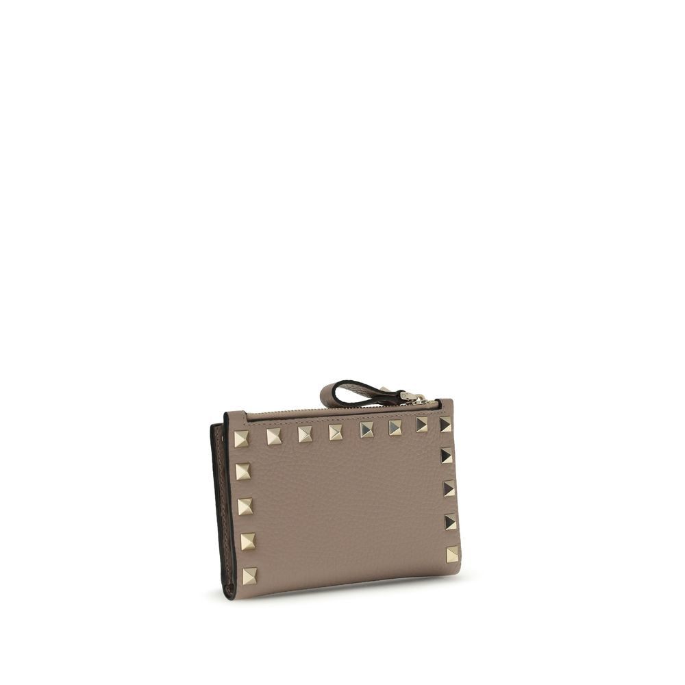 Valentino Garavani Beige Calf Leather Bos Taurus Wallet | Regal Royce