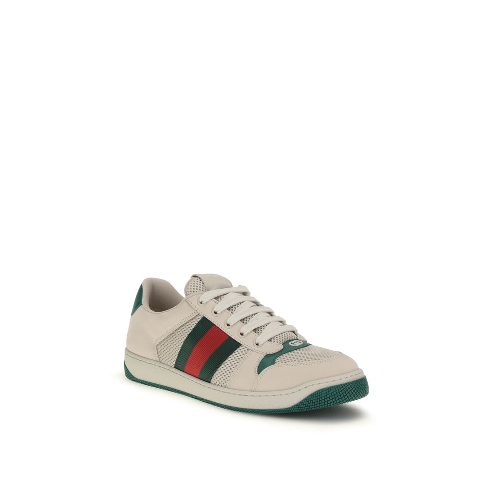 Gucci Beige Fabric Low Top Sneakers | Regal Royce