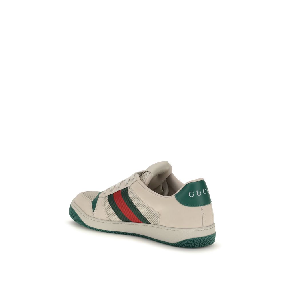 Gucci Beige Fabric Low Top Sneakers | Regal Royce