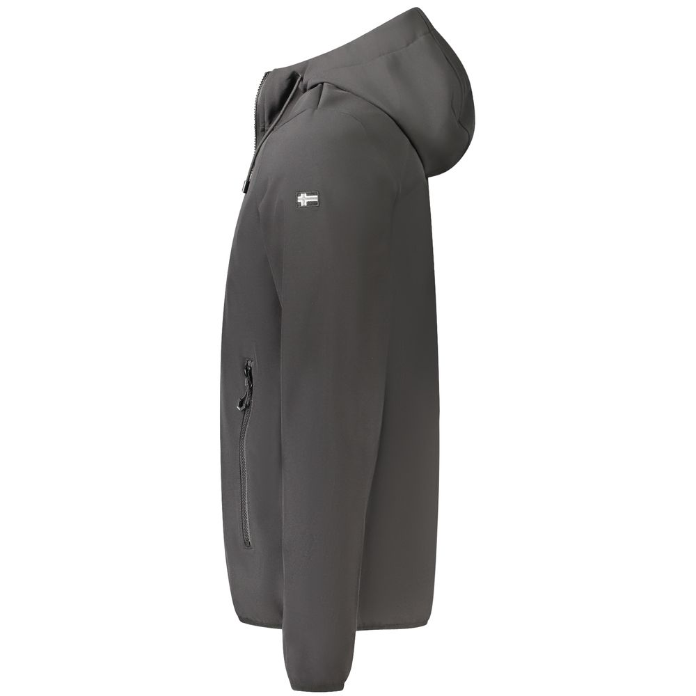 Norway 1963 Black Polyester Men's Jacket | Regal Royce