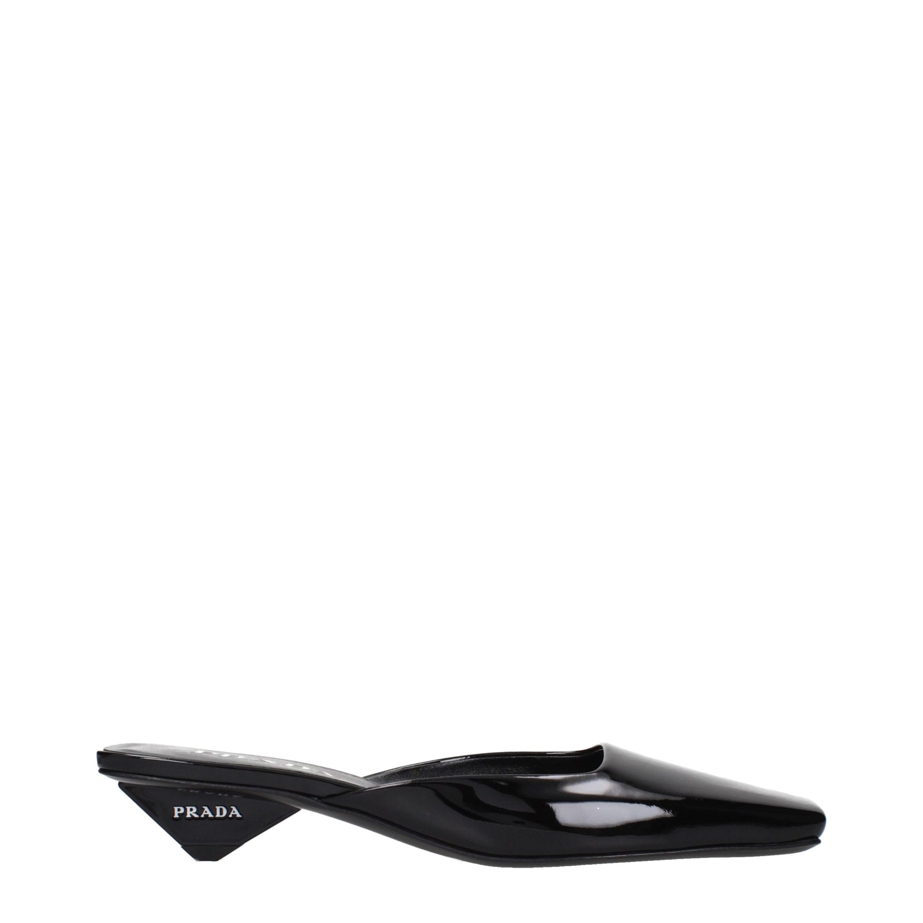 Prada Black Leather Flat Sandals | Regal Royce