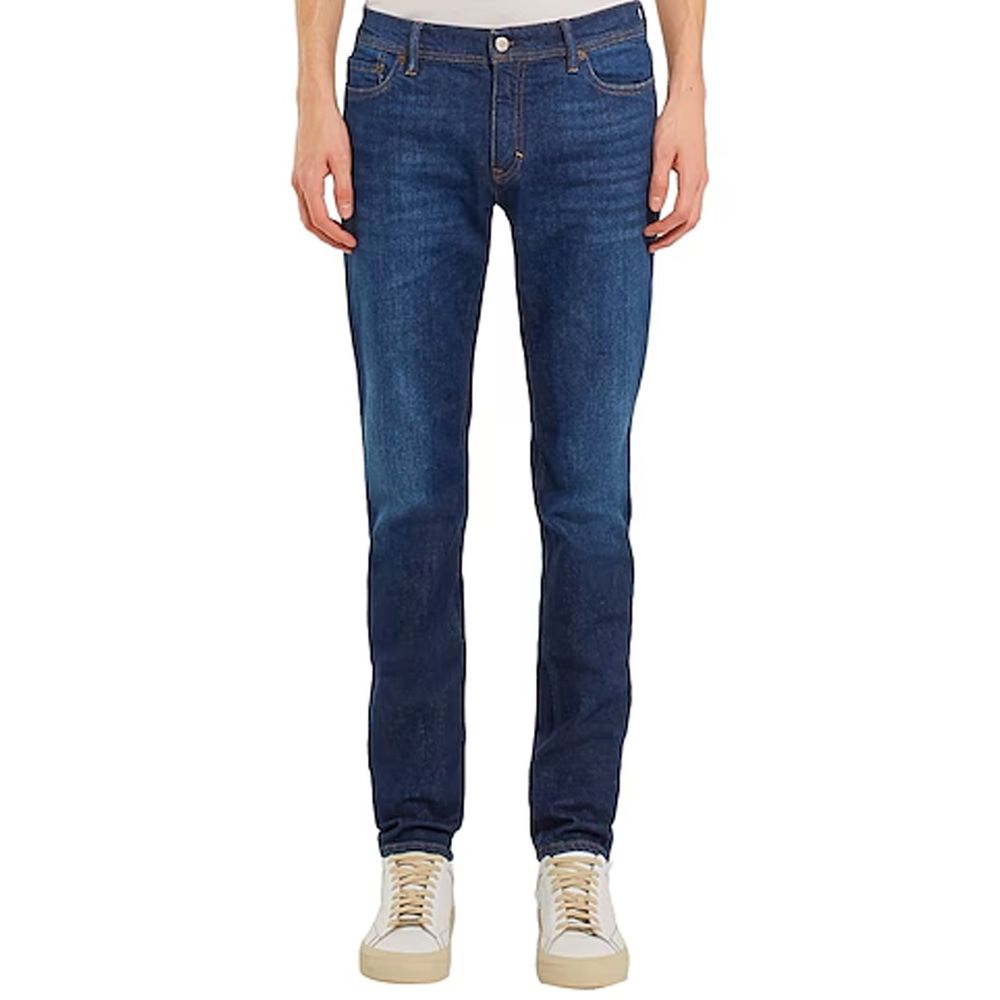 Acne Studios Blue Cotton Skinny Jeans | Regal Royce