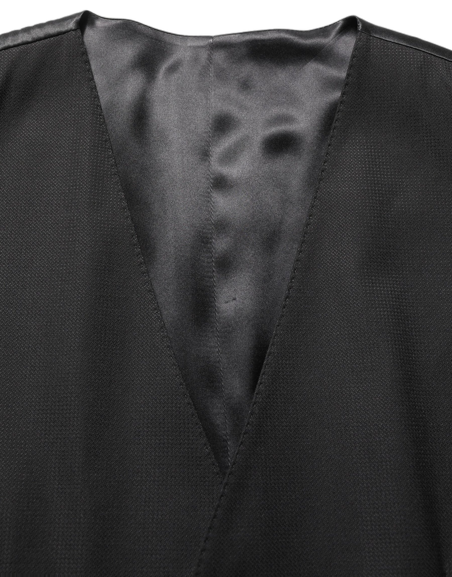 Dolce & Gabbana Black MARTINI Slim Fit Formal 3 Piece Suit | Regal Royce
