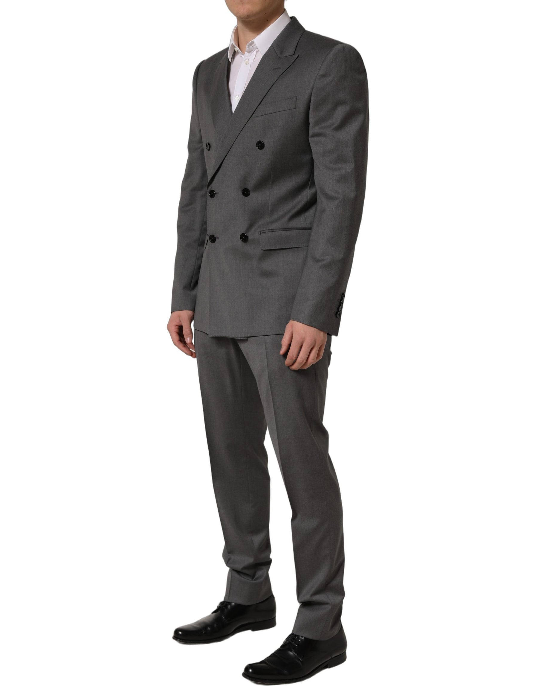 Dolce & Gabbana Gray MARTINI Slim Fit Formal 2Piece Men Suit | Regal Royce