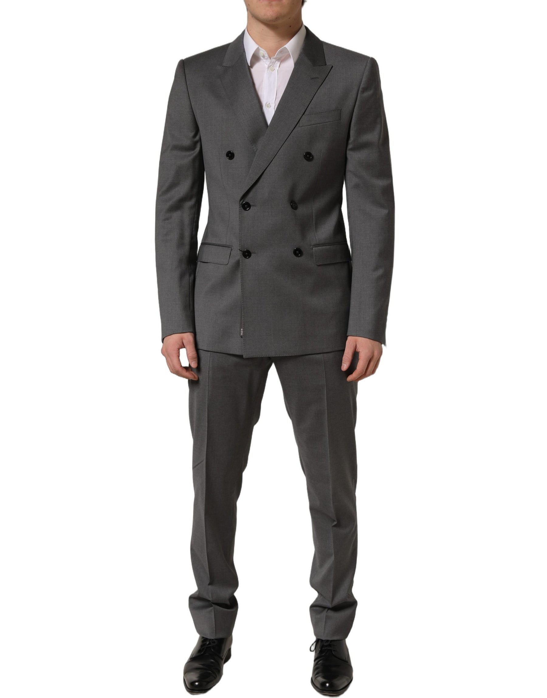 Dolce & Gabbana Gray MARTINI Slim Fit Formal 2Piece Men Suit | Regal Royce