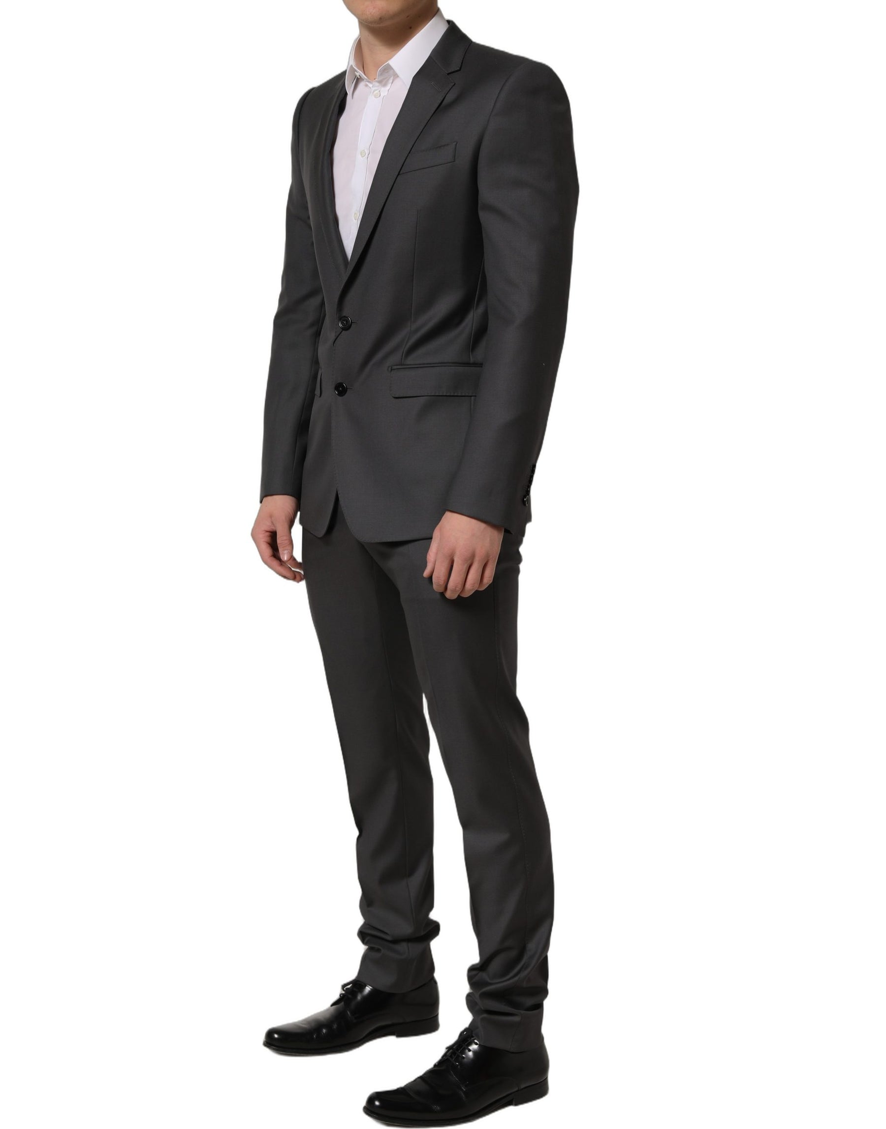Dolce & Gabbana Gray MARTINI Slim Fit Formal 2Piece Men Suit | Regal Royce