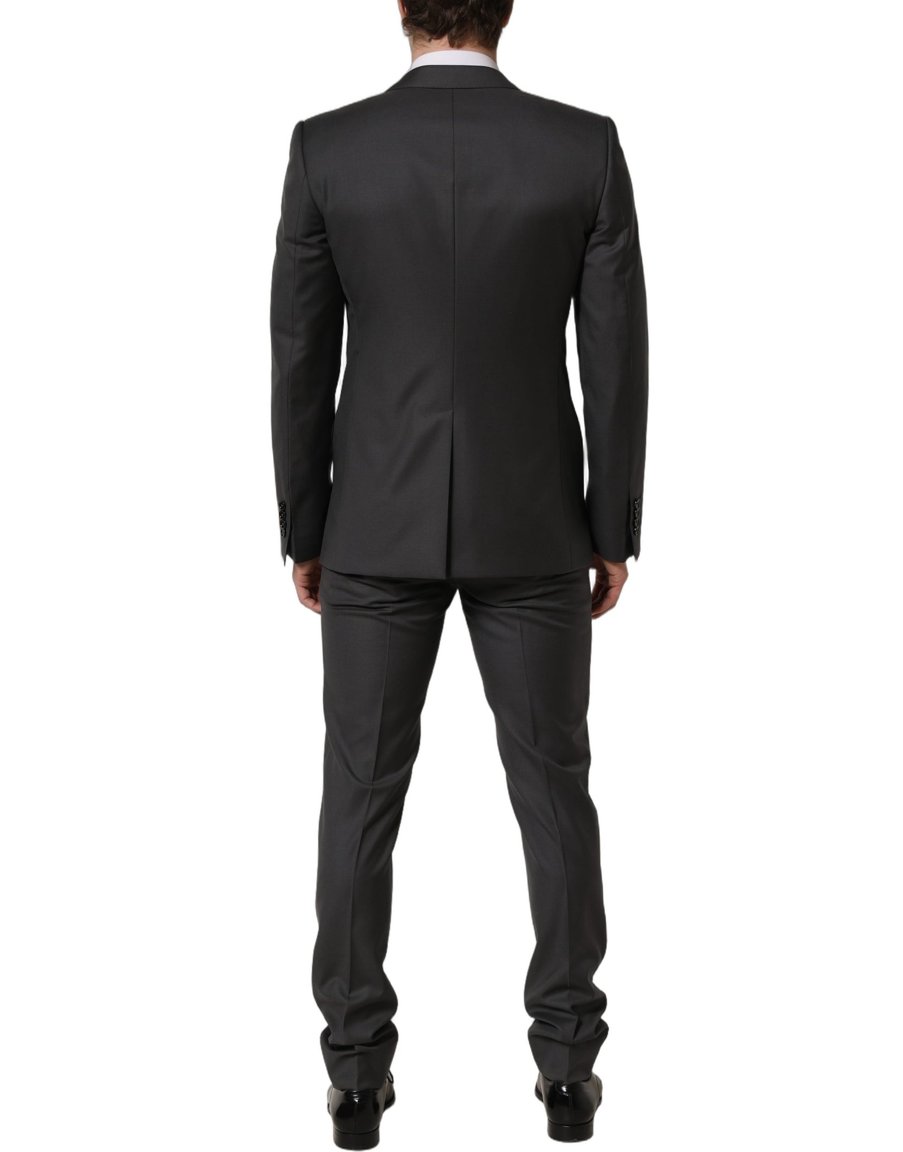 Dolce & Gabbana Gray MARTINI Slim Fit Formal 2Piece Men Suit | Regal Royce
