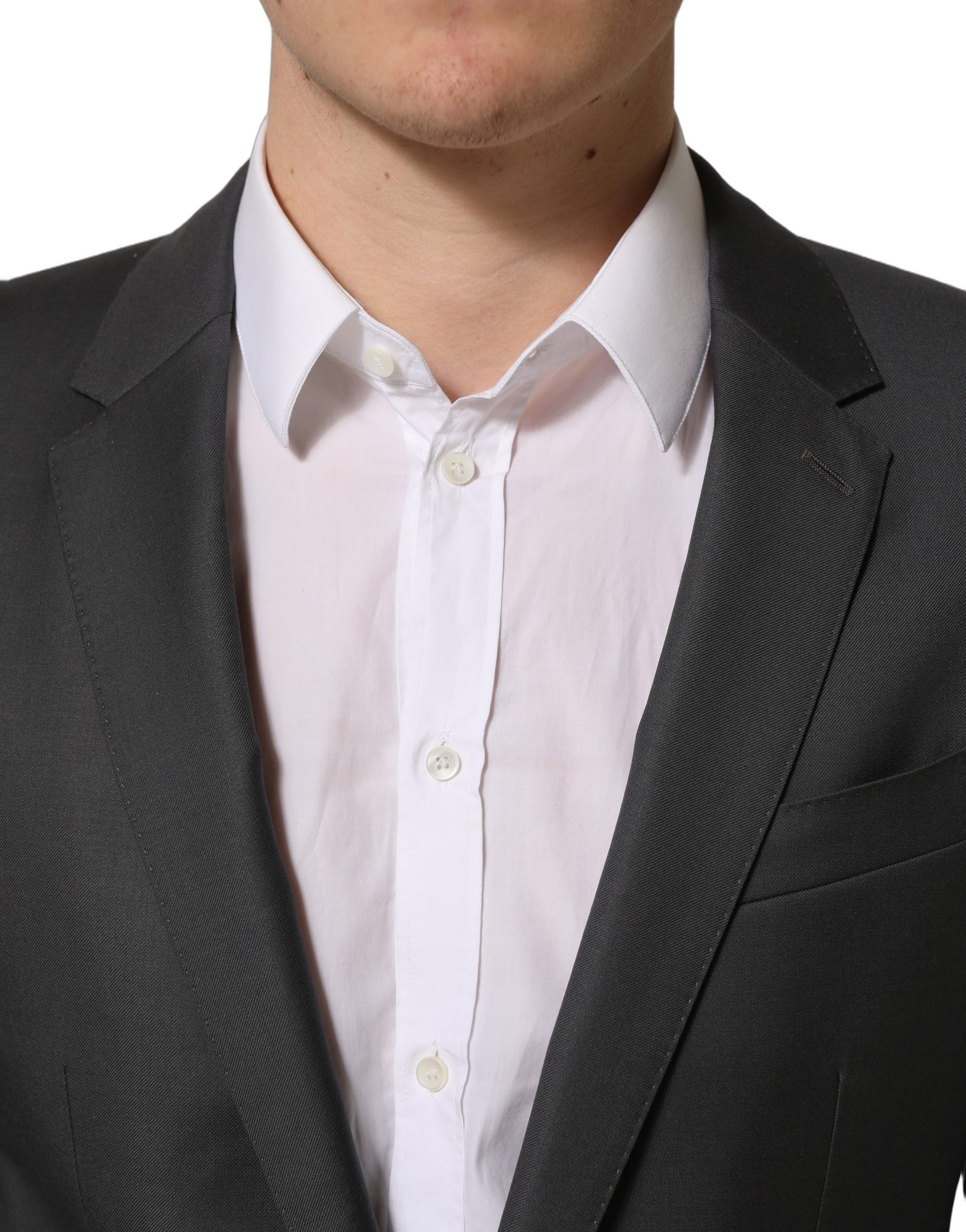 Dolce & Gabbana Gray MARTINI Slim Fit Formal 2Piece Men Suit | Regal Royce