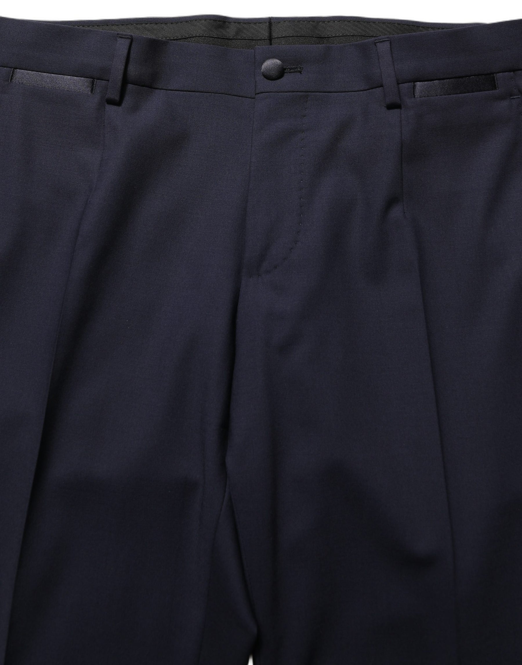 Dolce & Gabbana Black Wool Slim Fit Formal 2 Piece Men Suit | Regal Royce