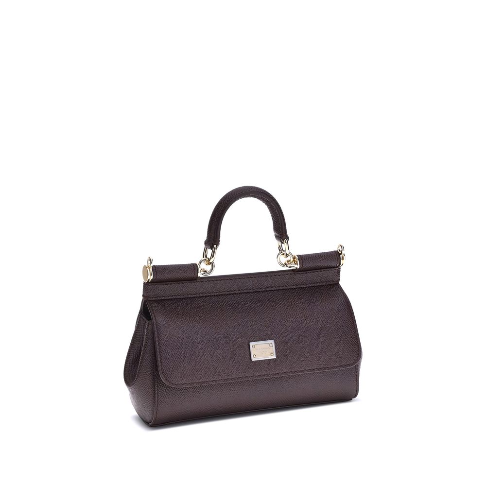 Dolce & Gabbana Purple Calf Leather Bos Taurus Handbag | Regal Royce
