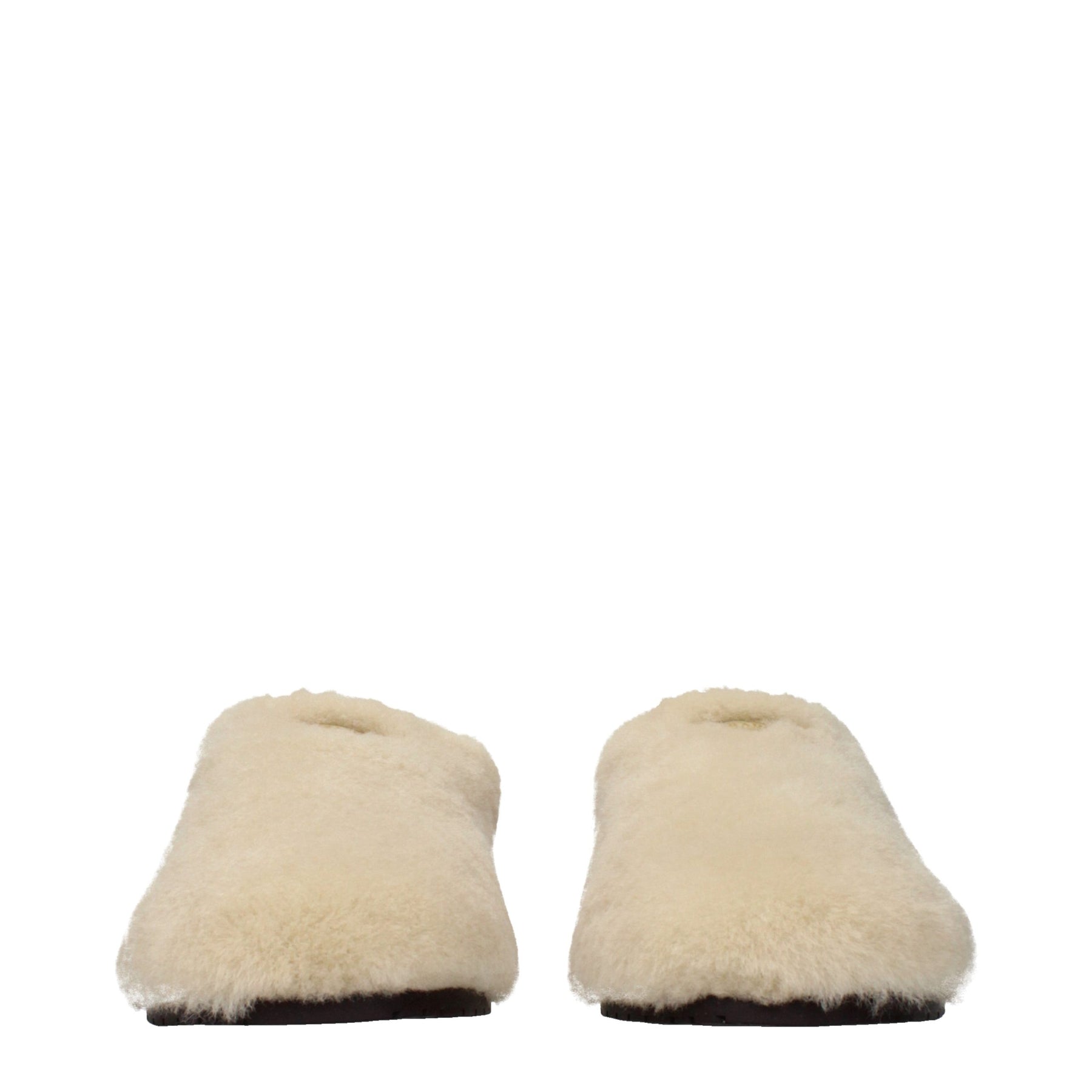 Prada Beige Fur Slippers | Regal Royce