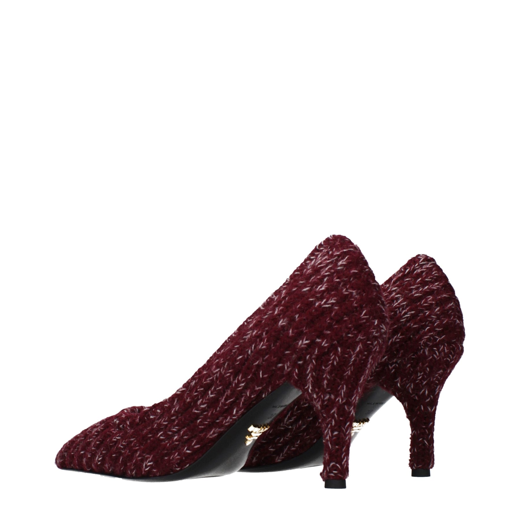 Prada Red Fabric Mid Heel Pumps | Regal Royce