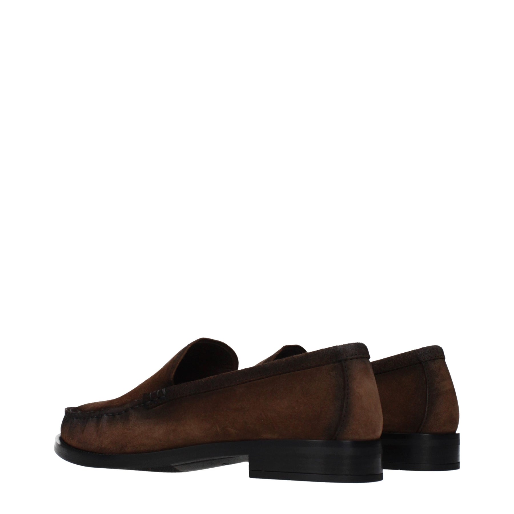 Prada Brown Leather Slip-On Loafers | Regal Royce
