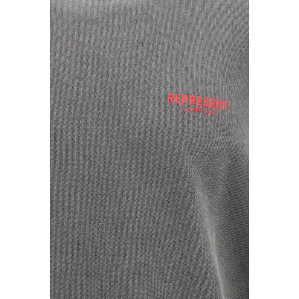 Represent Gray Cotton Sweatshirt | Regal Royce