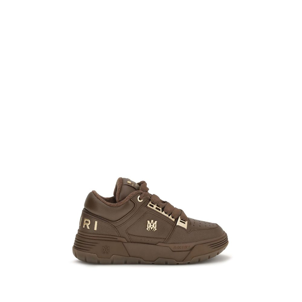 Amiri Brown Calf Leather Bos Taurus Chunky Sneakers | Regal Royce