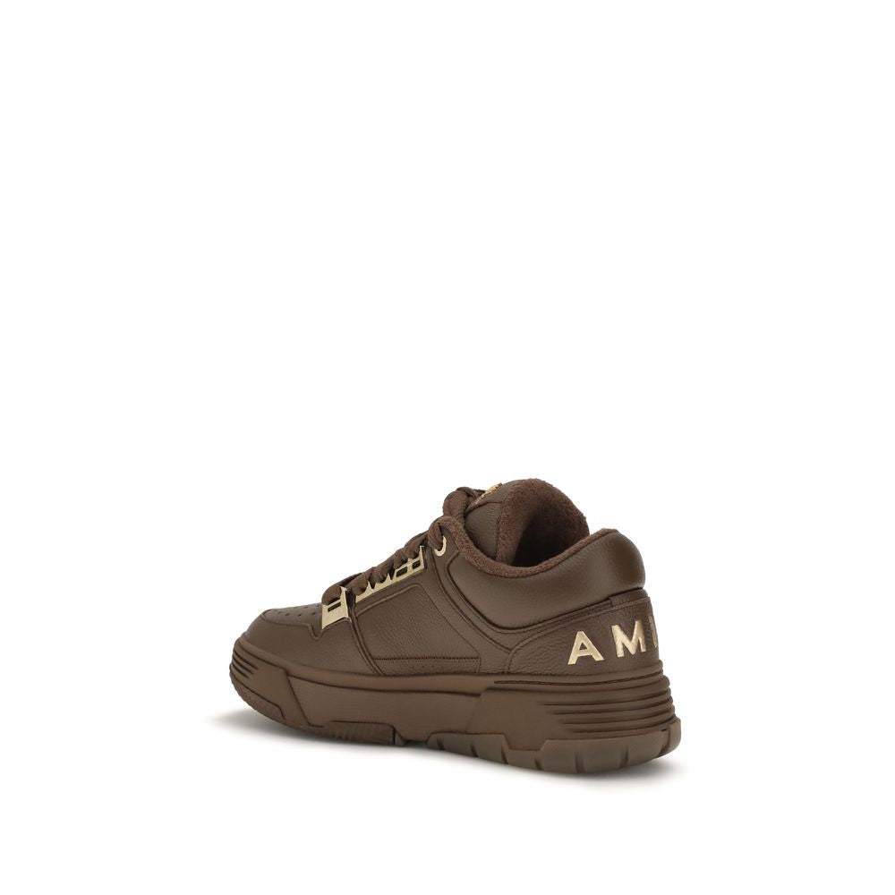 Amiri Brown Calf Leather Bos Taurus Chunky Sneakers | Regal Royce