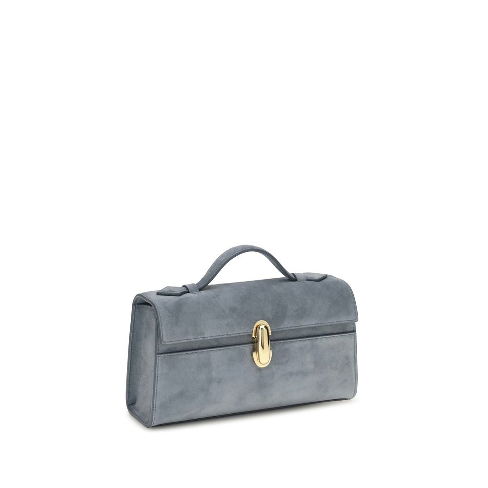 Savette Blue Calf Leather Bos Taurus Handbag | Regal Royce