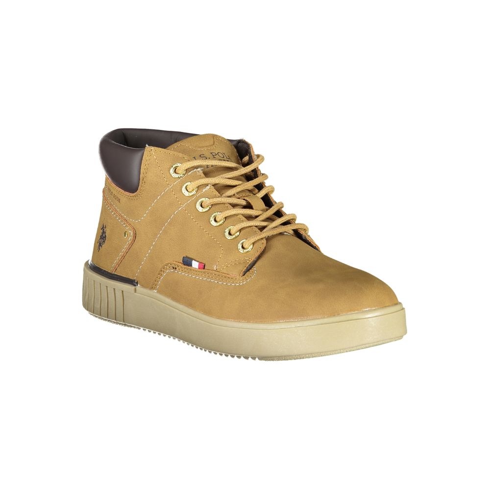 U.S. POLO ASSN. Brown Polyurethane Men's Sneaker | Regal Royce