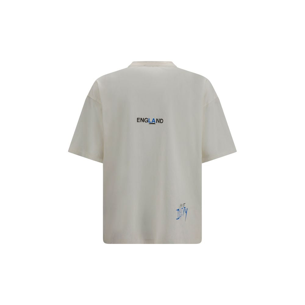 Represent Beige Cotton T-Shirt | Regal Royce