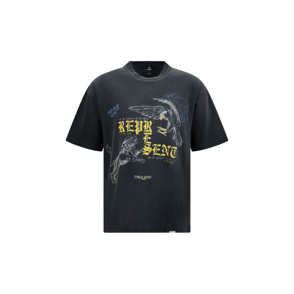 Represent Black Cotton T-Shirt | Regal Royce