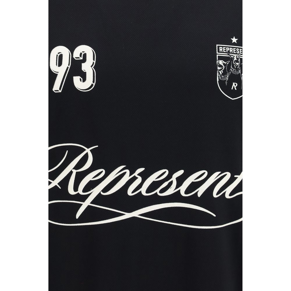 Represent Black Polyester T-Shirt | Regal Royce