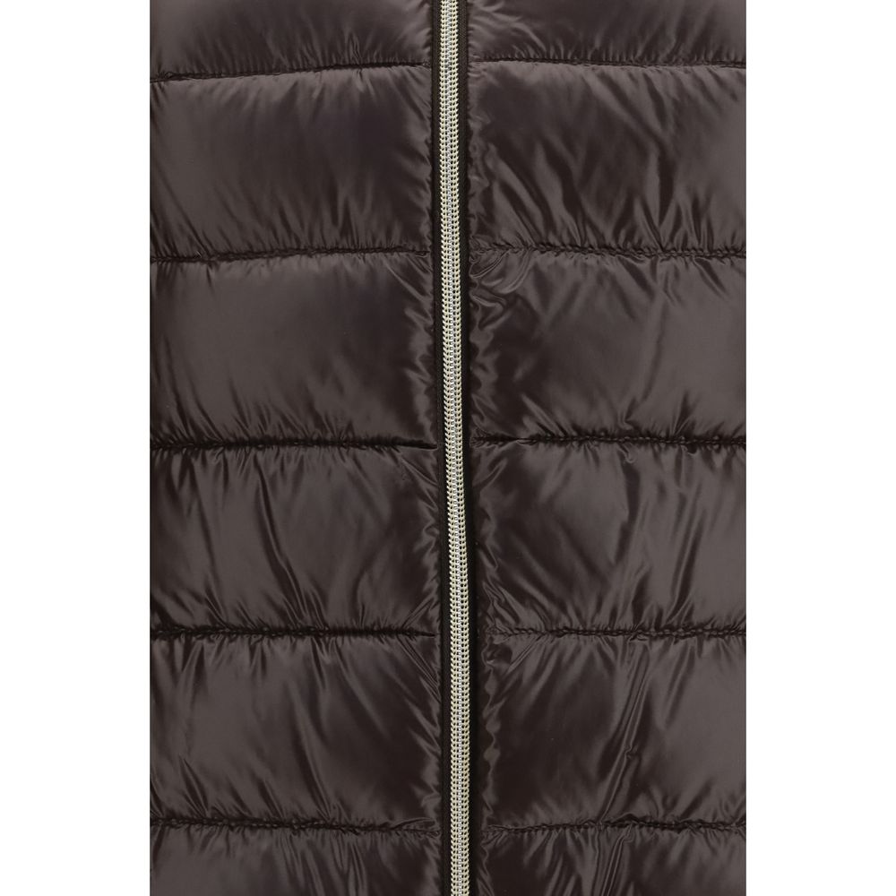 Herno Brown Polyamide Full-Length Jacket | Regal Royce