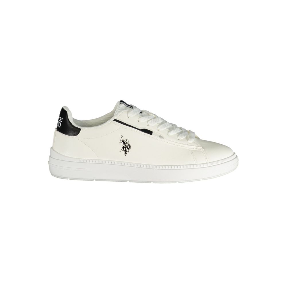 U.S. POLO ASSN. Bianco Polyurethane Mens Sneaker | Regal Royce
