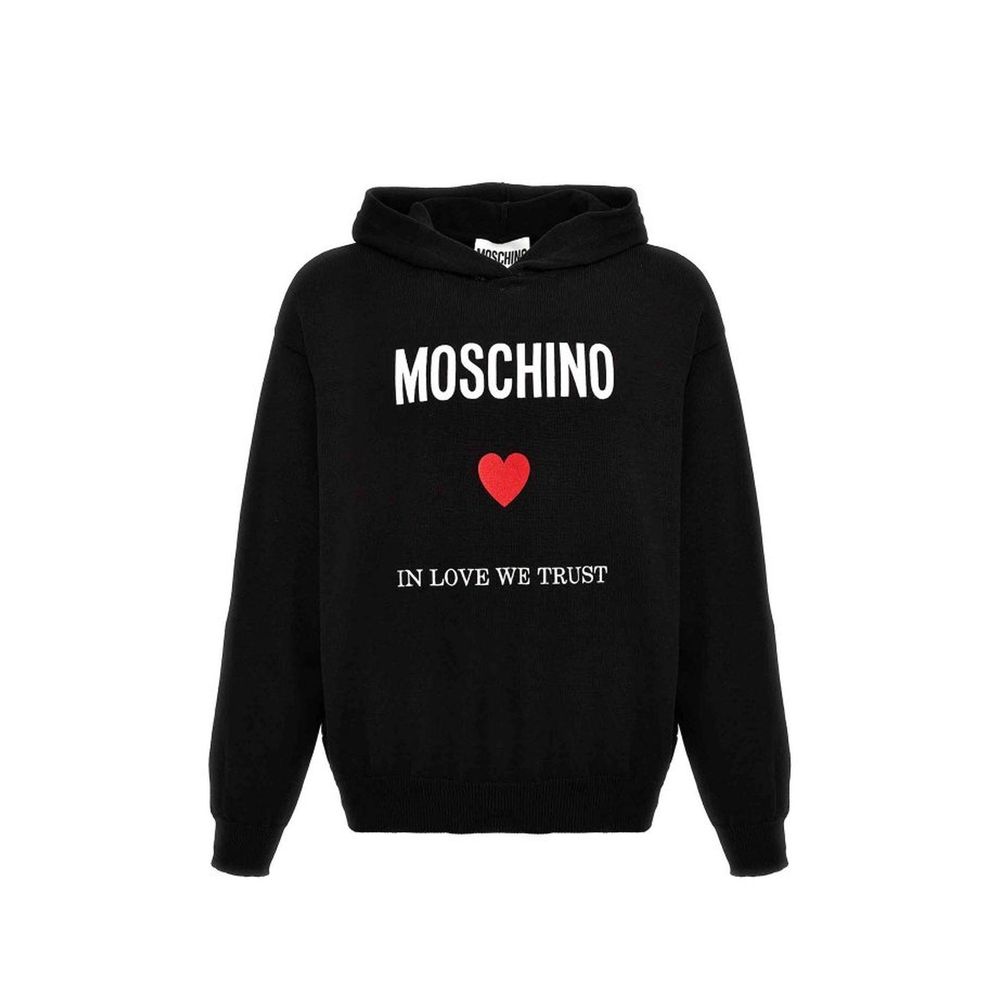 Moschino Couture Black Cotton Sweatshirt | Regal Royce