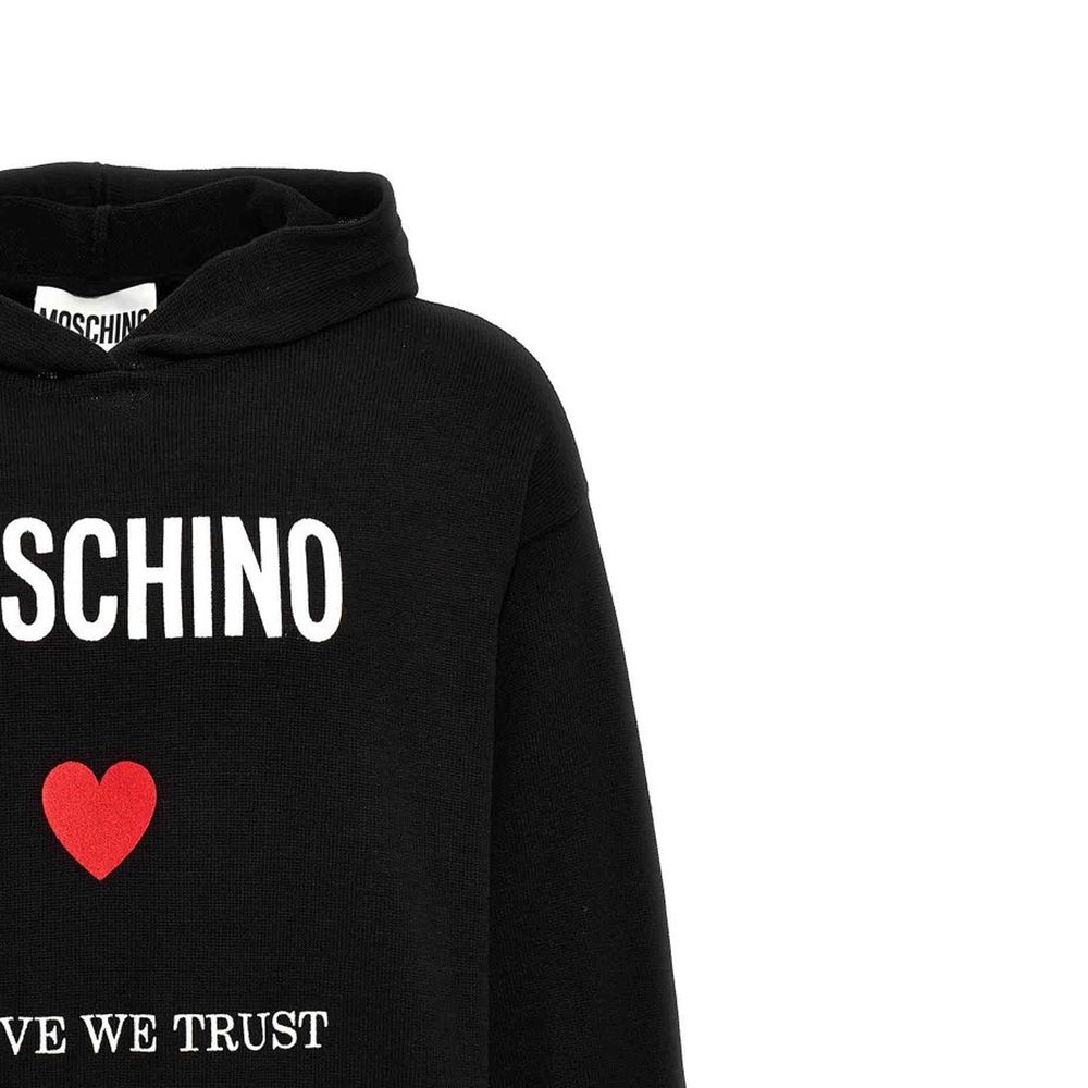 Moschino Couture Black Cotton Sweatshirt | Regal Royce