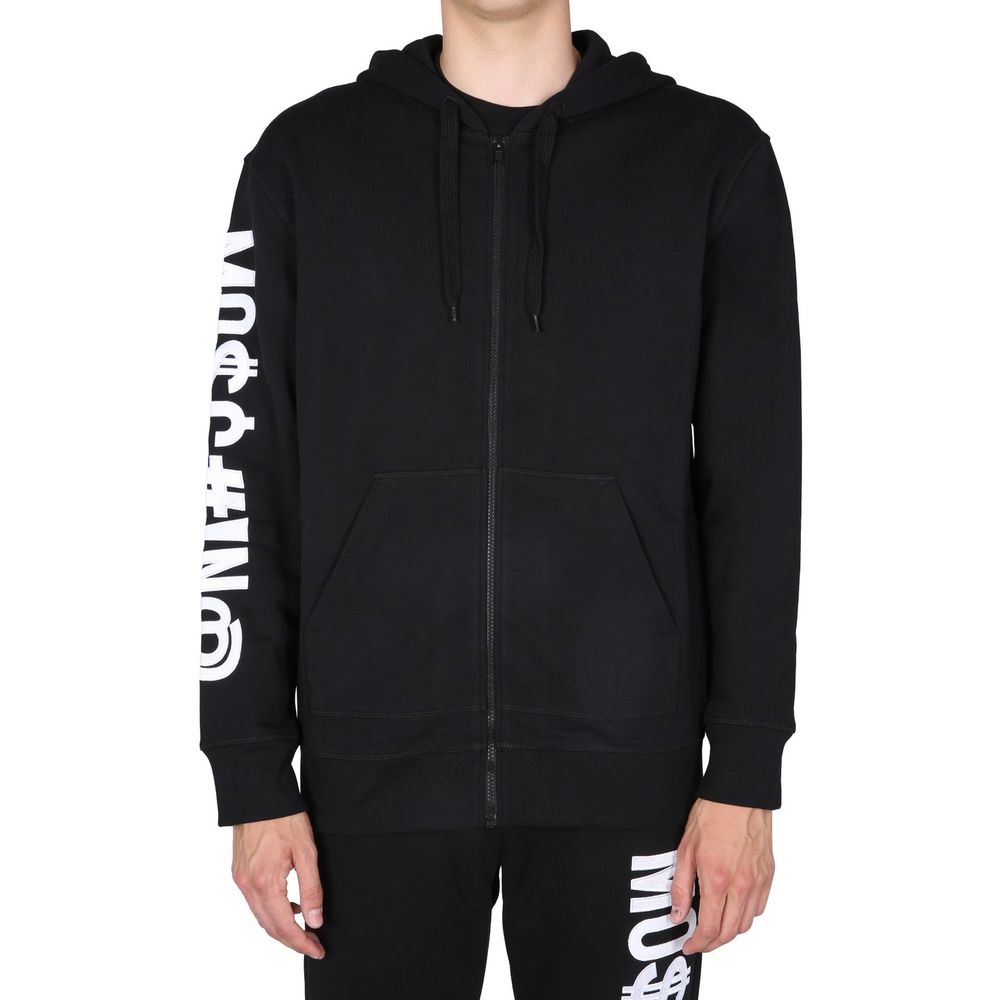 Moschino Couture Black Cotton Sweatshirt | Regal Royce