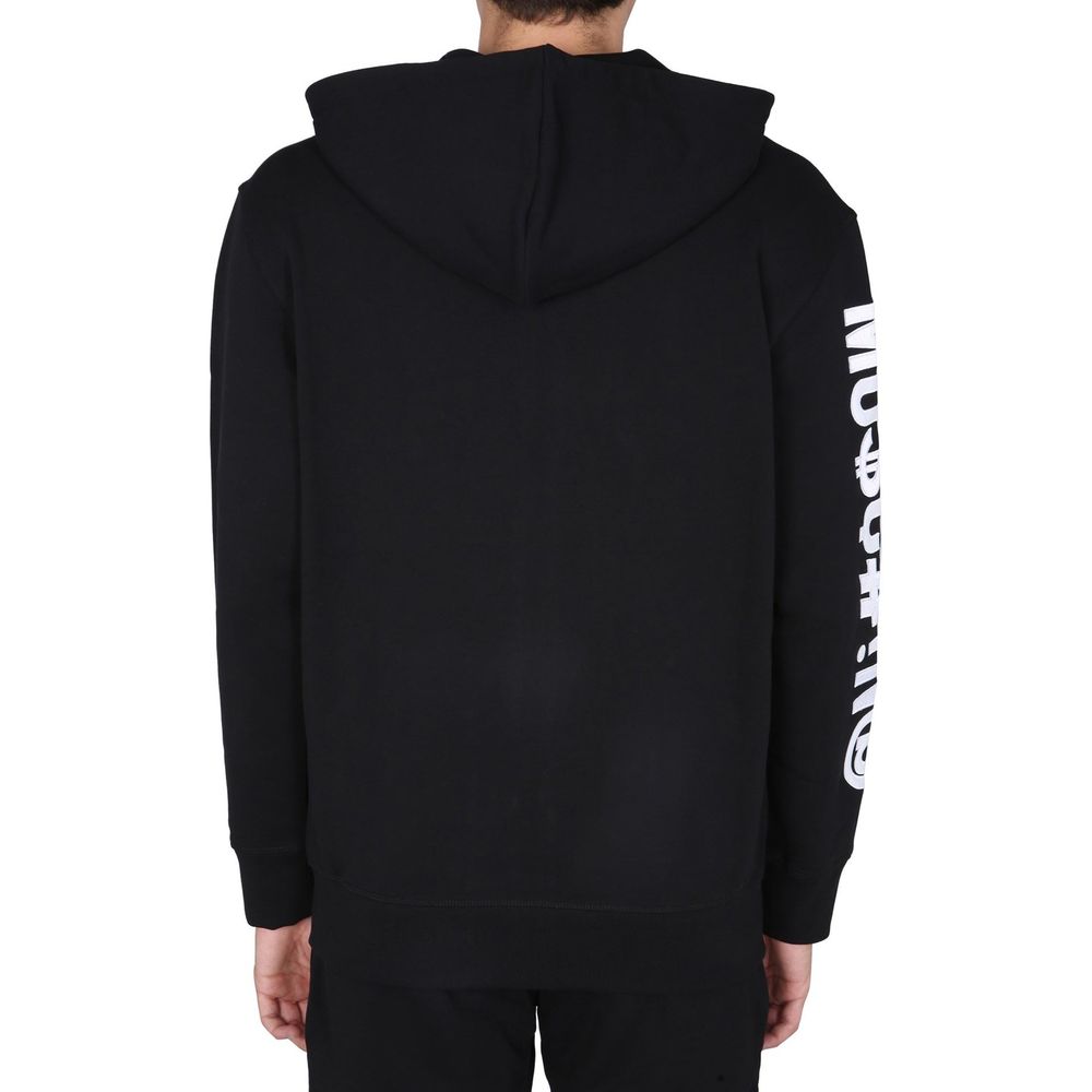 Moschino Couture Black Cotton Sweatshirt | Regal Royce