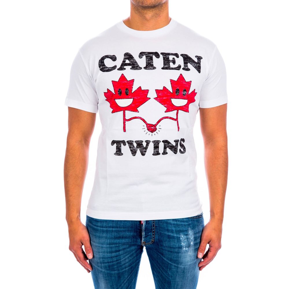 Dsquared² White Cotton T-Shirt | Regal Royce