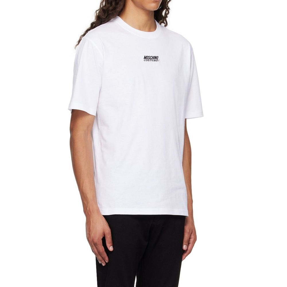 Moschino White Cotton T-Shirt | Regal Royce