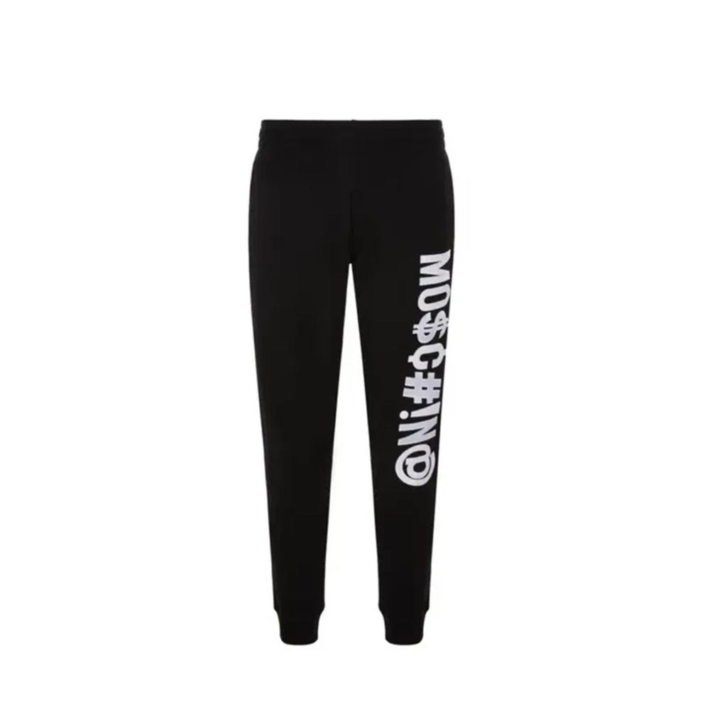 Moschino Couture Black Cotton Joggers (Workout Pants) | Regal Royce