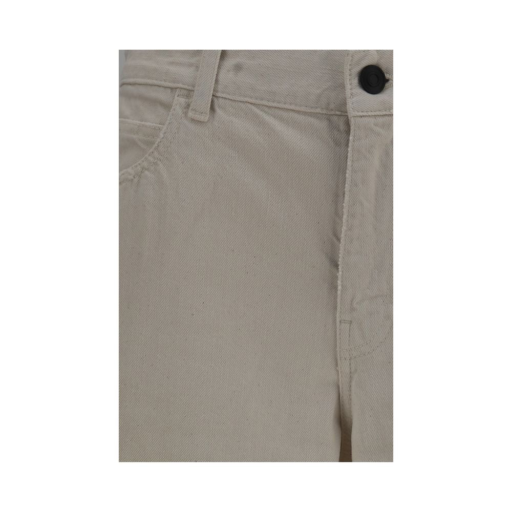 The Row Beige Cotton Relaxed Fit Jeans | Regal Royce