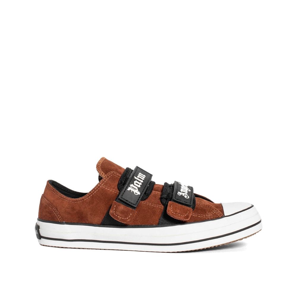 Palm Angels Brown Calfskin Low Top Sneakers | Regal Royce
