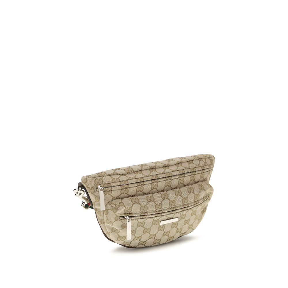 Gucci Beige Fabric Shoulder Bag | Regal Royce
