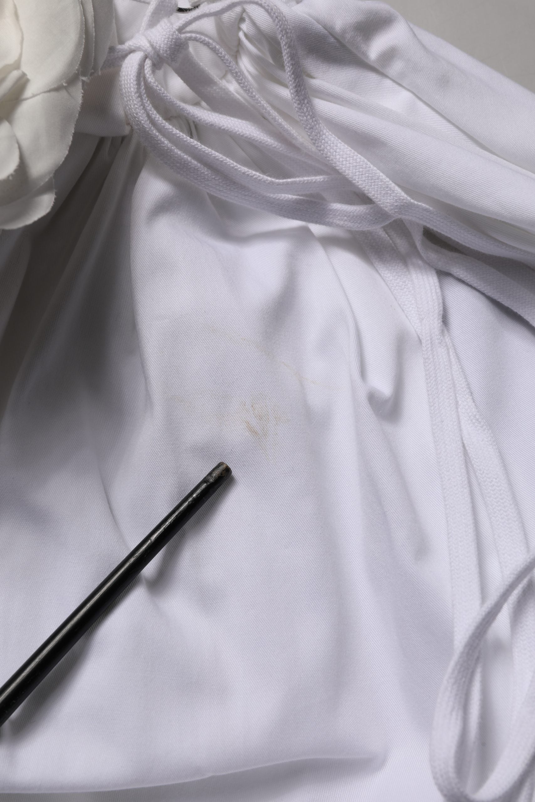 Dolce & Gabbana White Cotton Gabardine Bustier Midi Dress | Regal Royce