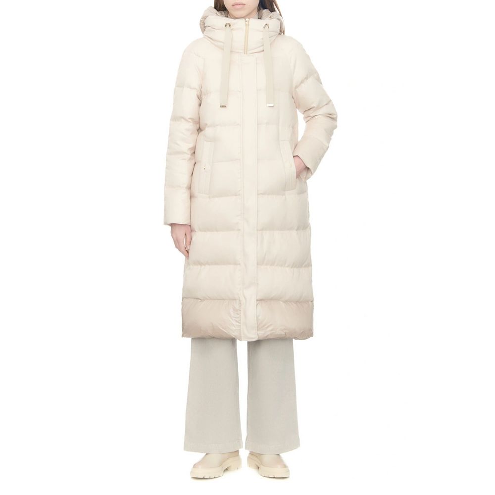 Herno White Cashmere Coat | Regal Royce