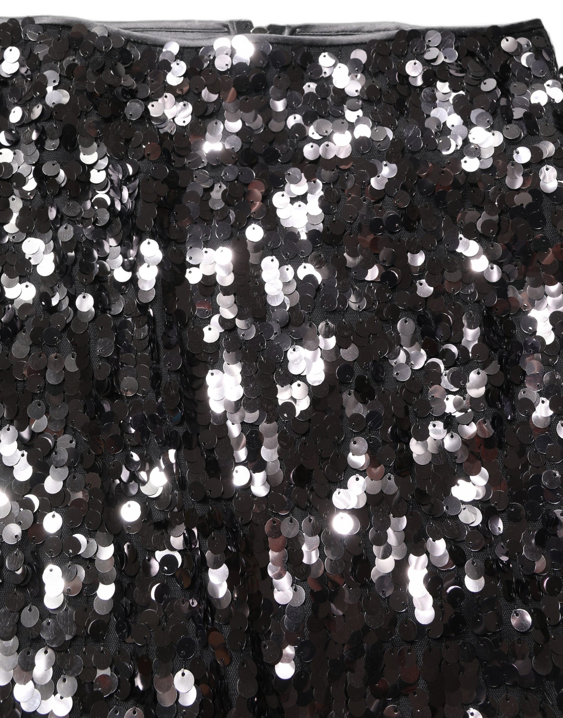 Dolce & Gabbana Brown Sequinned Embellished PencilCut Skirt | Regal Royce