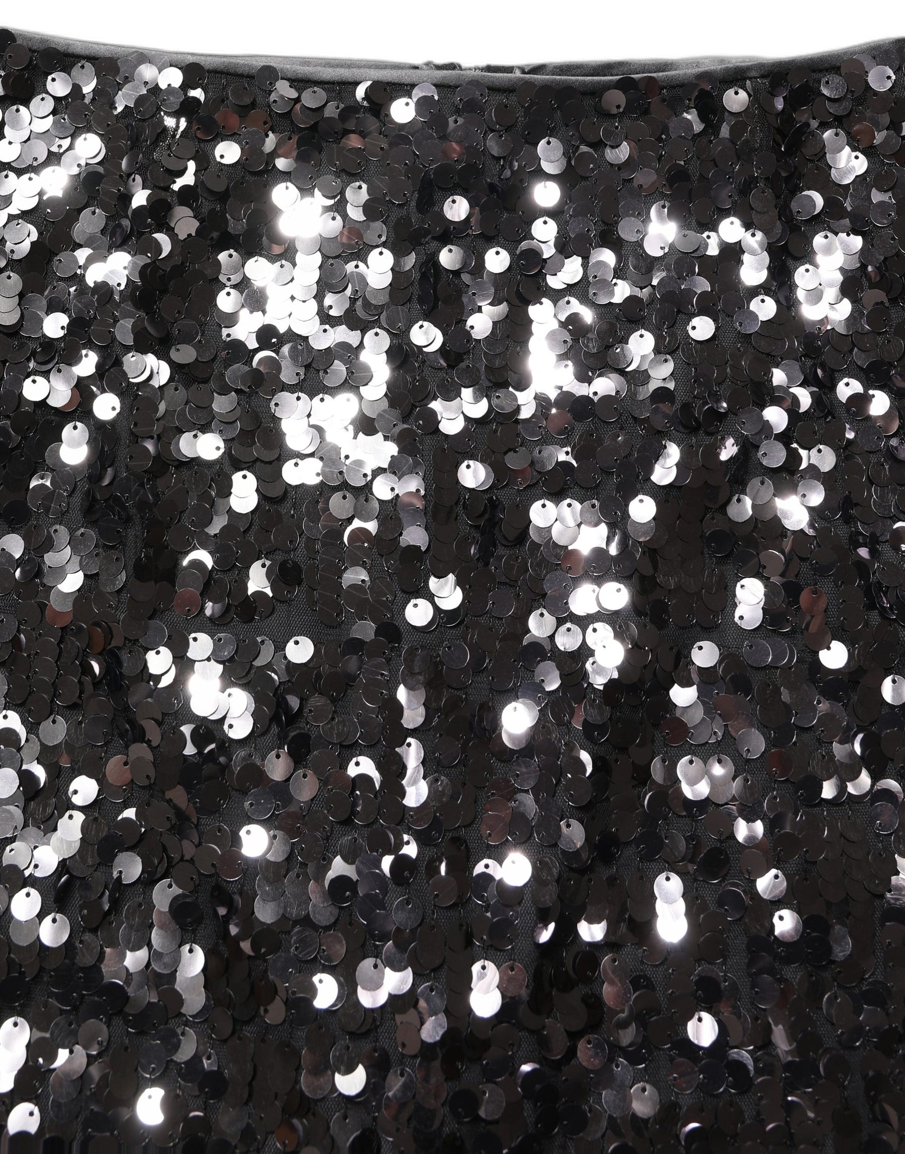 Dolce & Gabbana Brown Sequinned Embellished Pencil Cut Skirt | Regal Royce