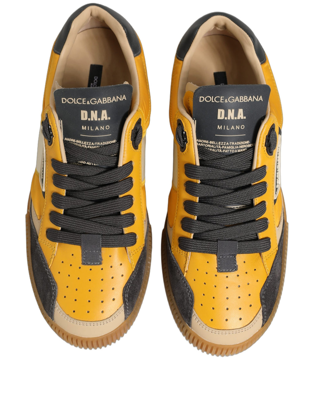 Dolce & Gabbana Multicolor MIAMI Low Top Sneakers Shoes